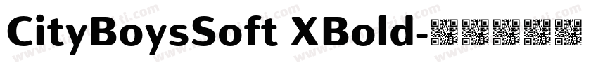 CityBoysSoft XBold字体转换